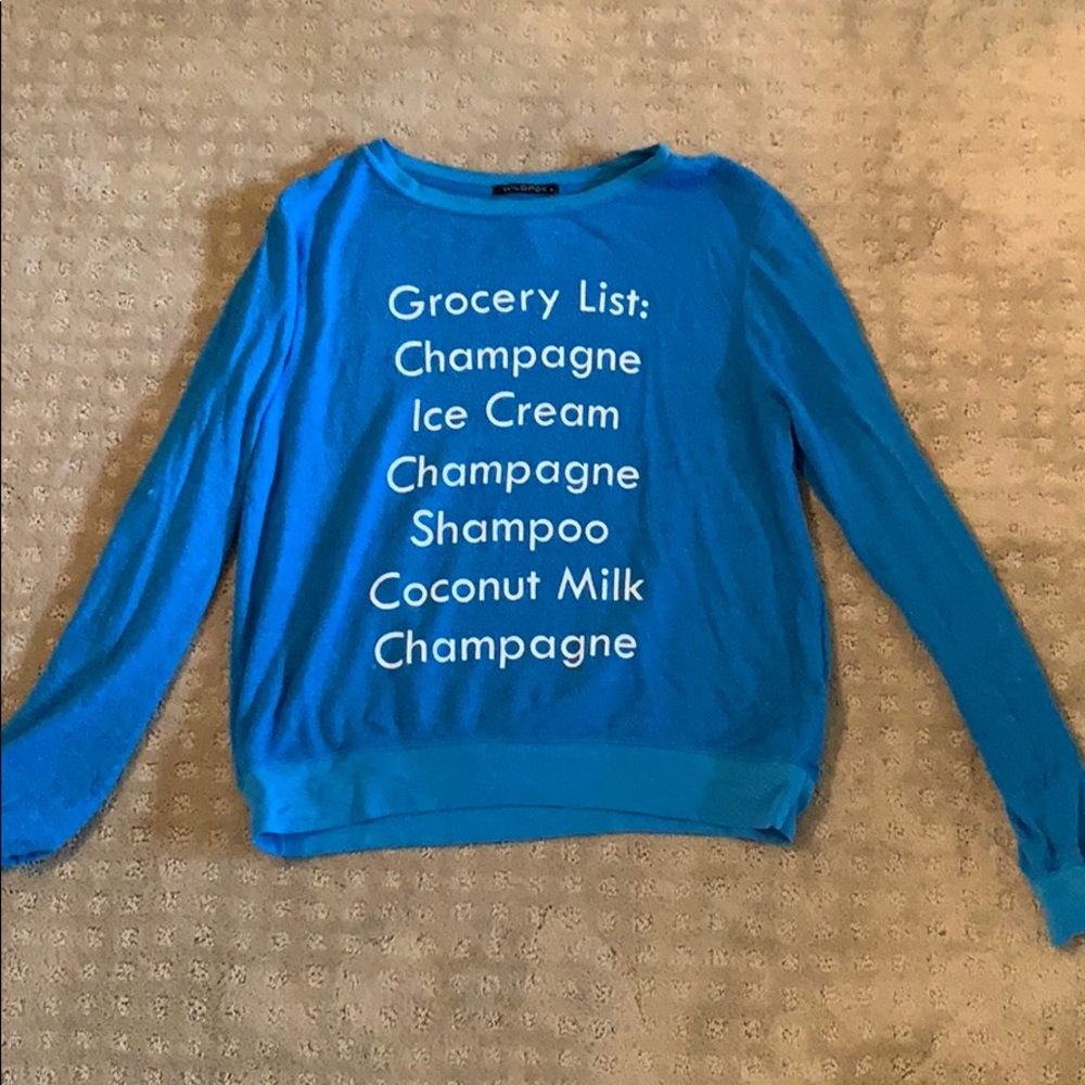 Wildfox size S sweatshirt. Brand new.